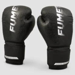 Black/Silver Fumetsu Arc Boxing Gloves