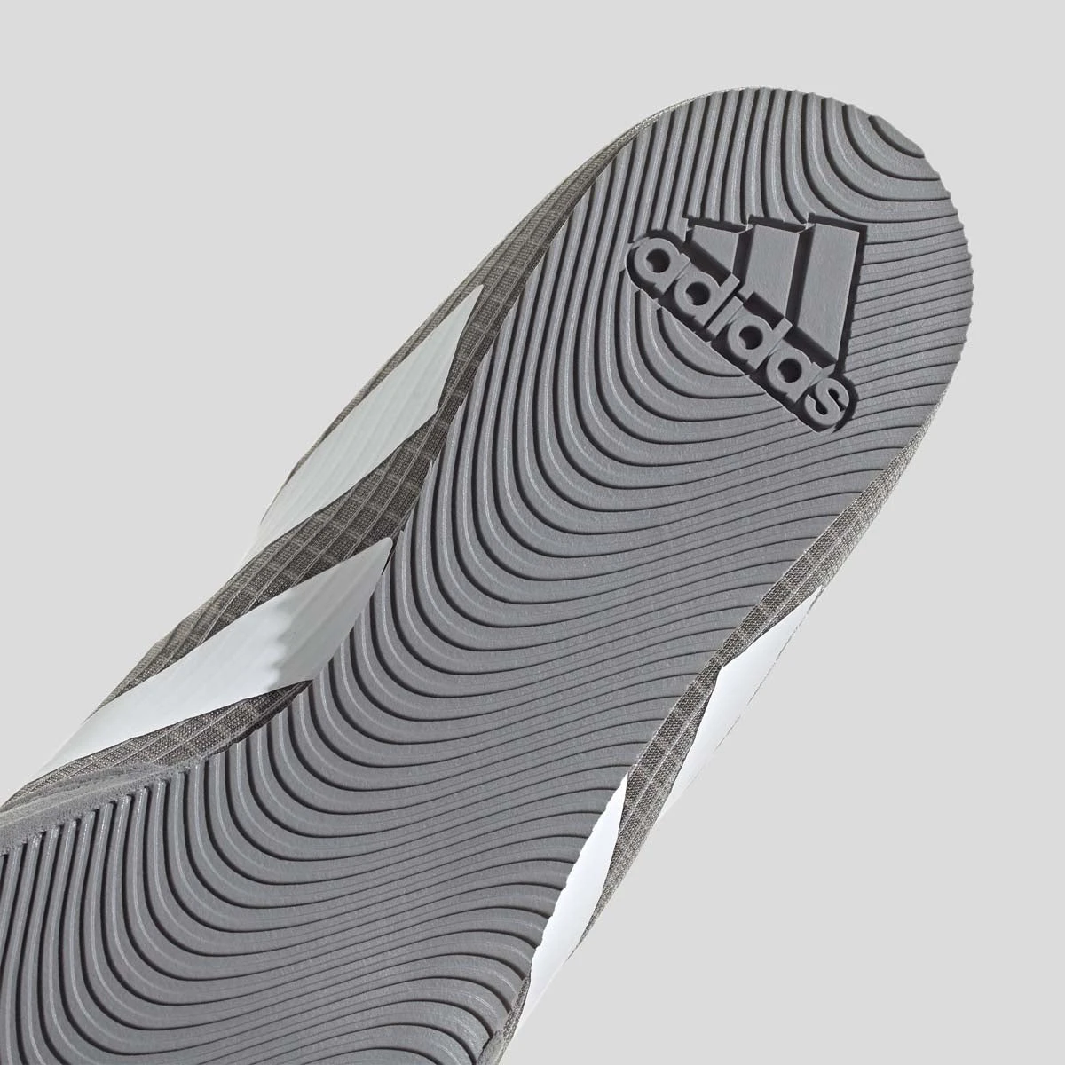Grey/White Adidas Box Hog 4 Boxing Boots - Image 8