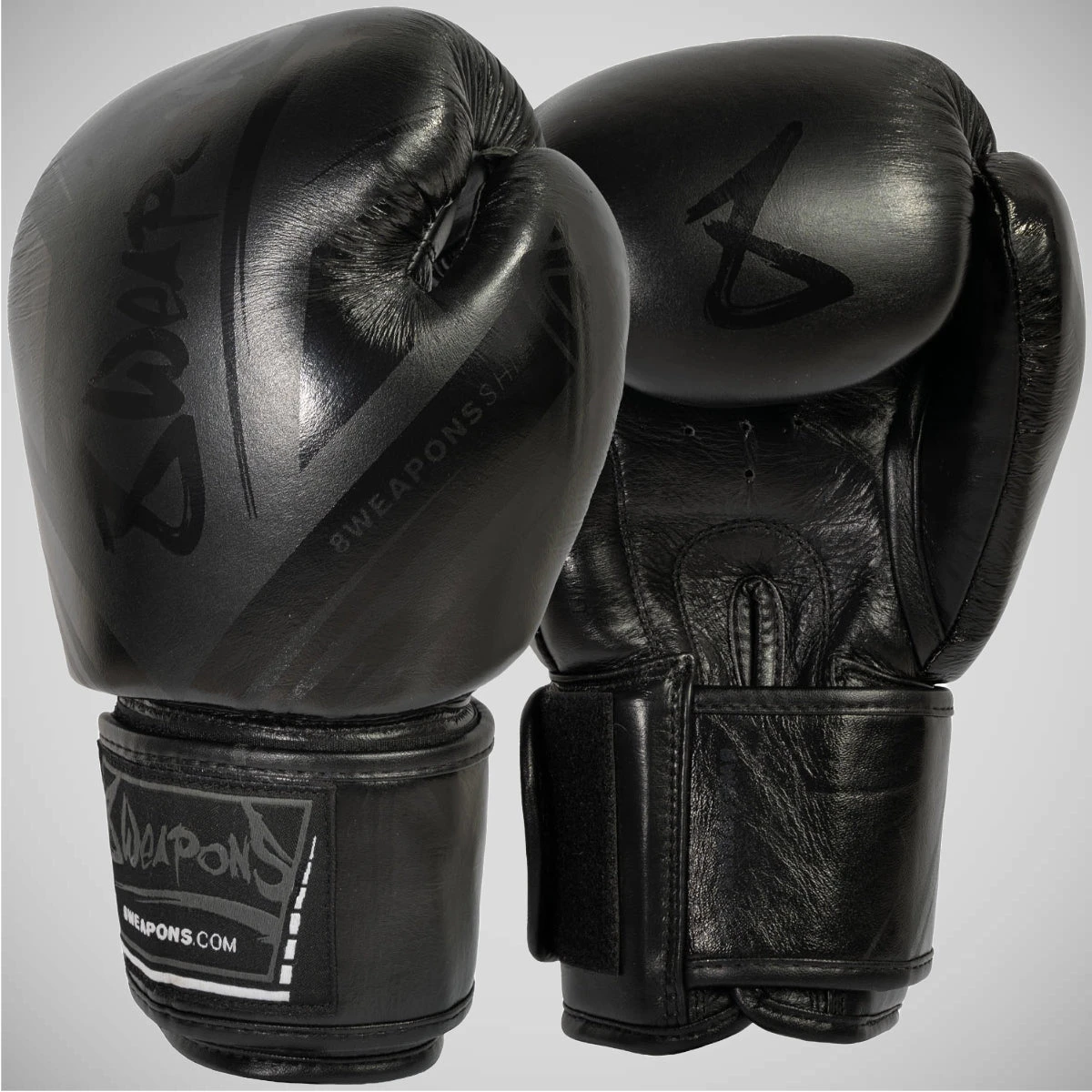 Black 8 Weapons Shift Matt Boxing Gloves