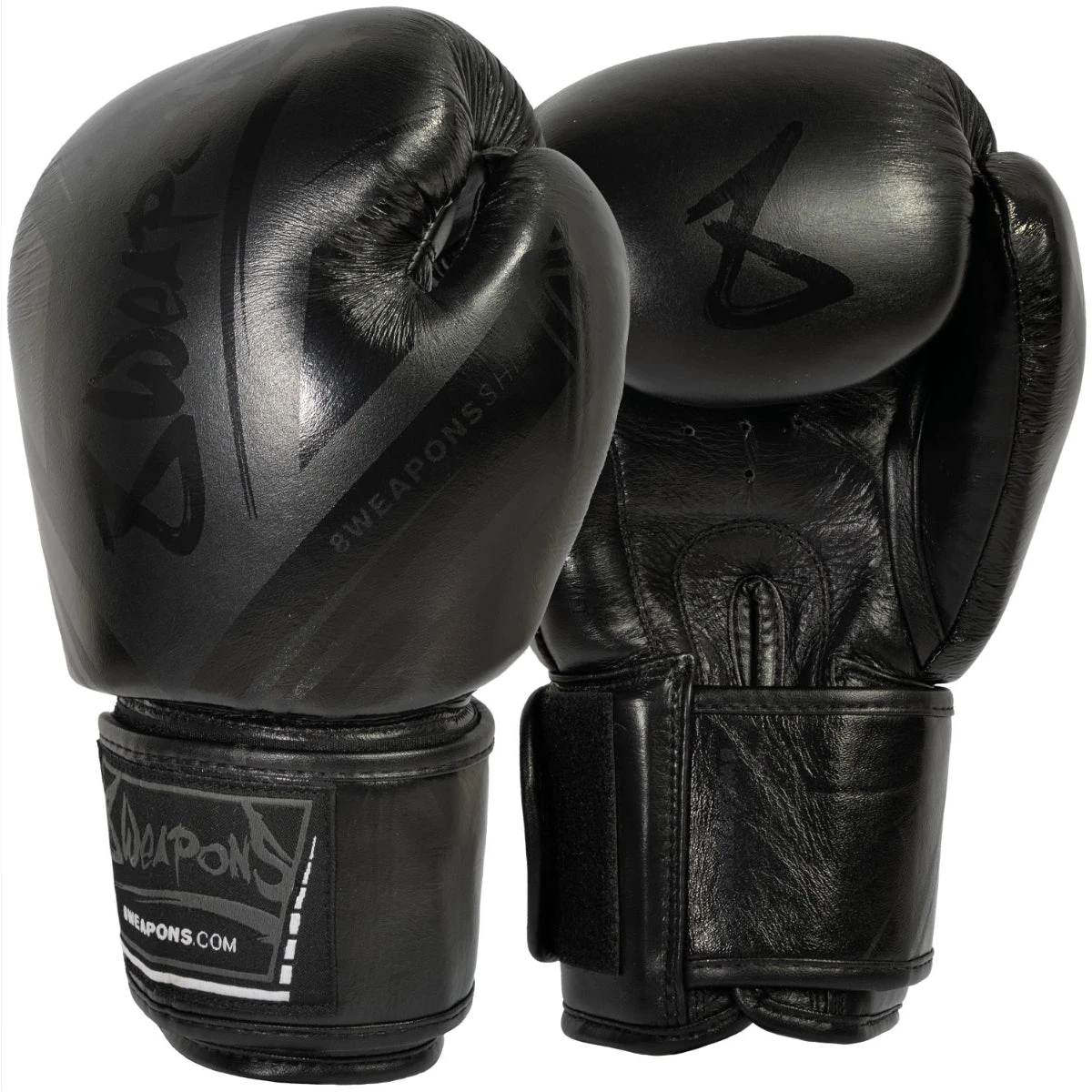 Black 8 Weapons Shift Matt Boxing Gloves - Image 7