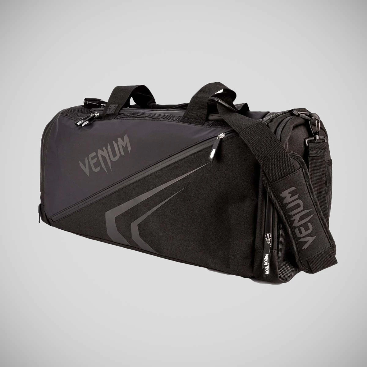 Black/Black Venum Trainer Lite Evo Sports Bag - Image 2