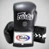 Black Fairtex Mexican Lace-up Boxing Gloves