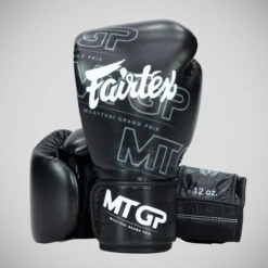 Black Fairtex X MTGP Velcro Boxing Gloves