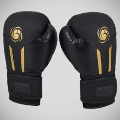 Black/Gold Bytomic Performer Carbon Evo Boxing Gloves