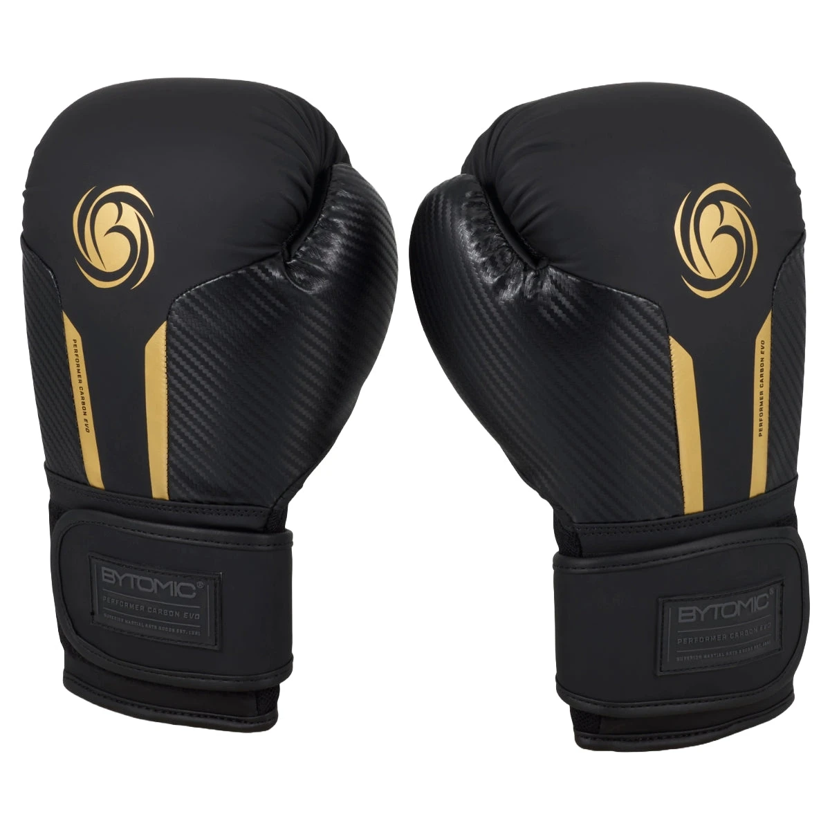 Black/Gold Bytomic Performer Carbon Evo Boxing Gloves - Image 5