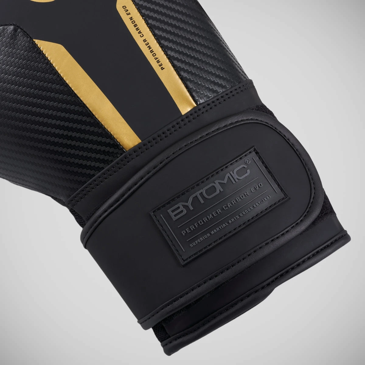 Black/Gold Bytomic Performer Carbon Evo Boxing Gloves - Image 3