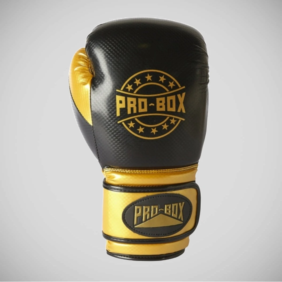 Black/Gold Pro-Box Champ Spar Boxing Gloves - Image 2