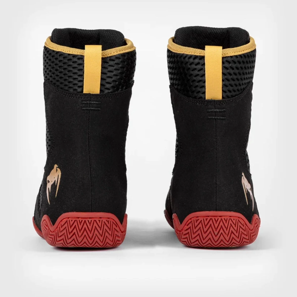 Black/Gold/Red Venum Contender Boxing Shoes - Image 3