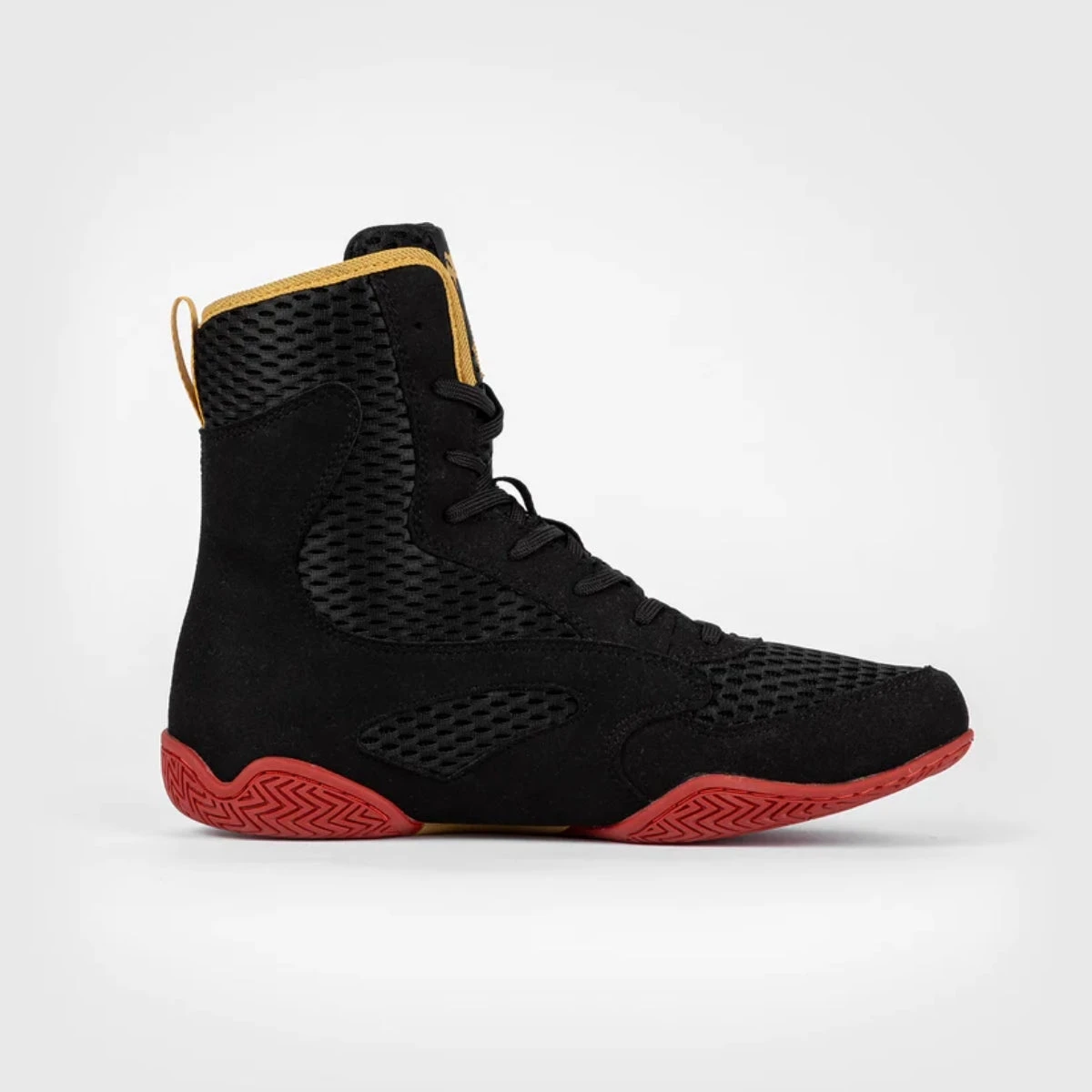 Black/Gold/Red Venum Contender Boxing Shoes - Image 5
