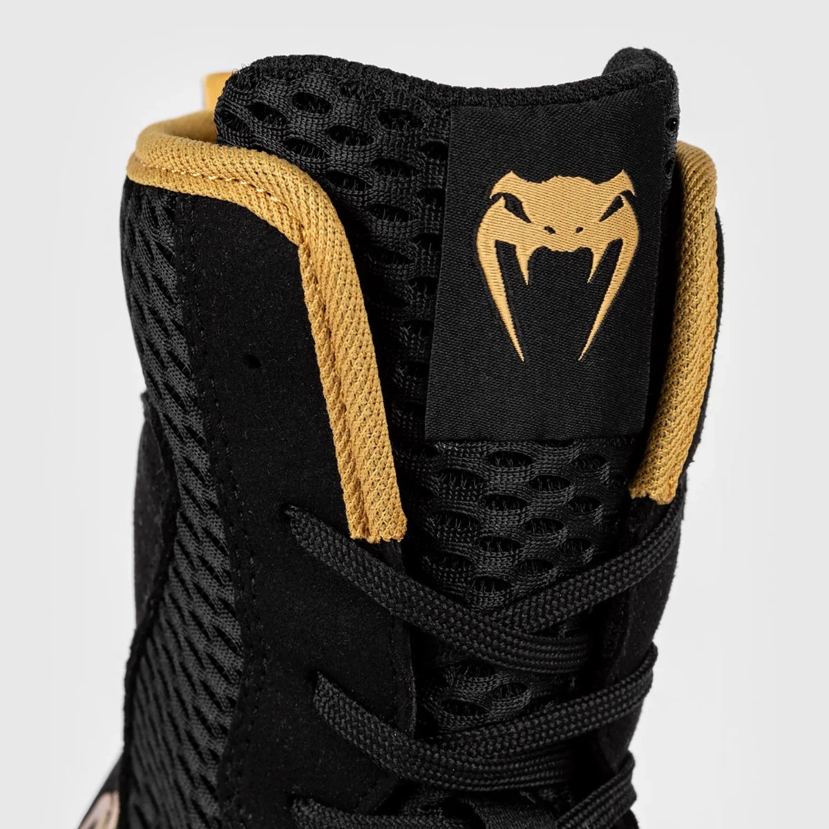 Black/Gold/Red Venum Contender Boxing Shoes - Image 7
