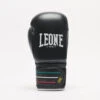 Black Leone Flag Boxing Gloves