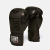 Black Leone Maori Boxing Gloves