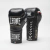 Black Leone Shock Plus Boxing Gloves