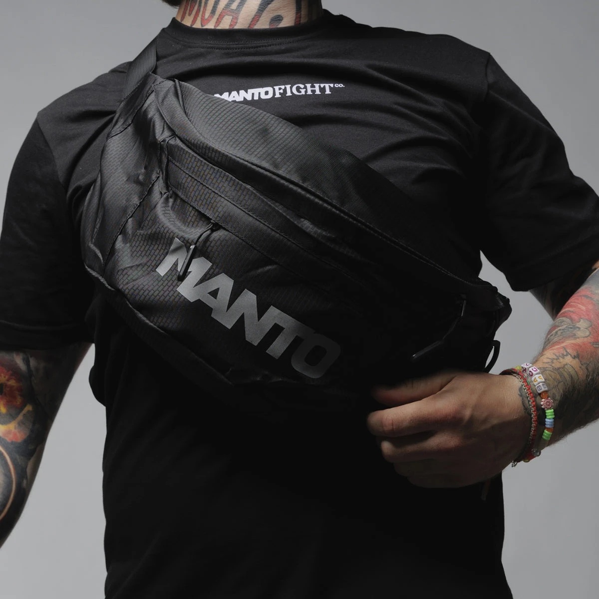 Black Manto System XXL Crossbody Bag - Image 8