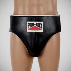 Black Pro-Box Base-Spar PU Abdo Guard