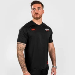 Black Venum UFC Adrenaline Authentic Fight Week Dry Tech T-Shirt