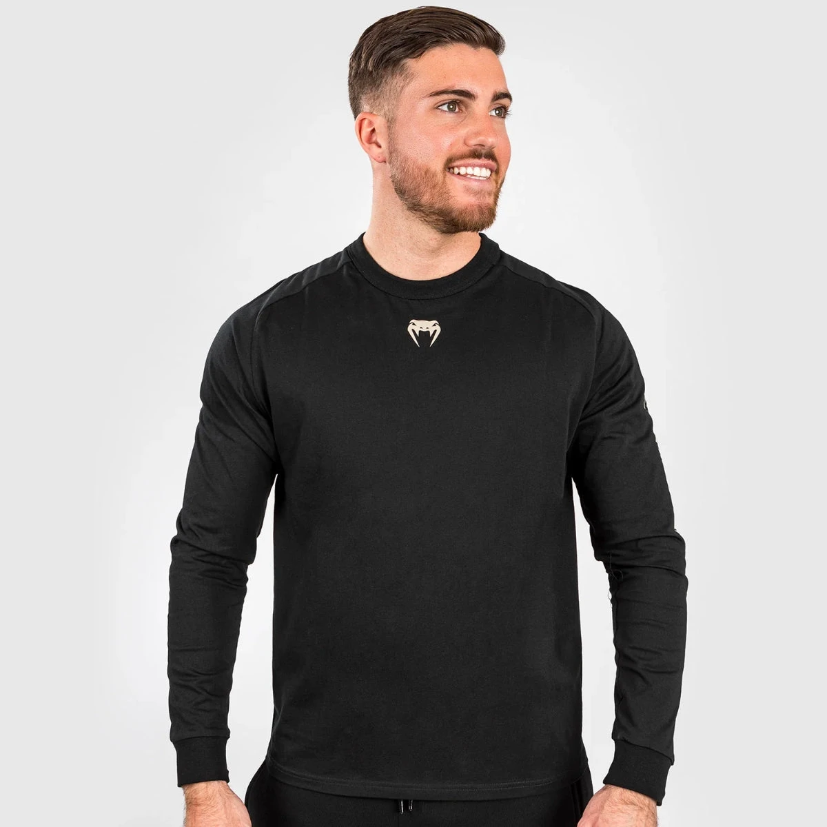 Black Venum UFC Adrenaline Authentic Fight Week Long Sleeve T-Shirt - Image 2