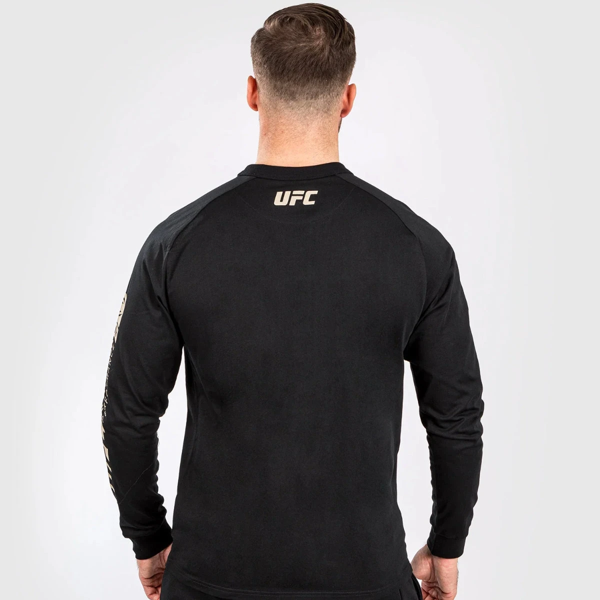 Black Venum UFC Adrenaline Authentic Fight Week Long Sleeve T-Shirt - Image 3