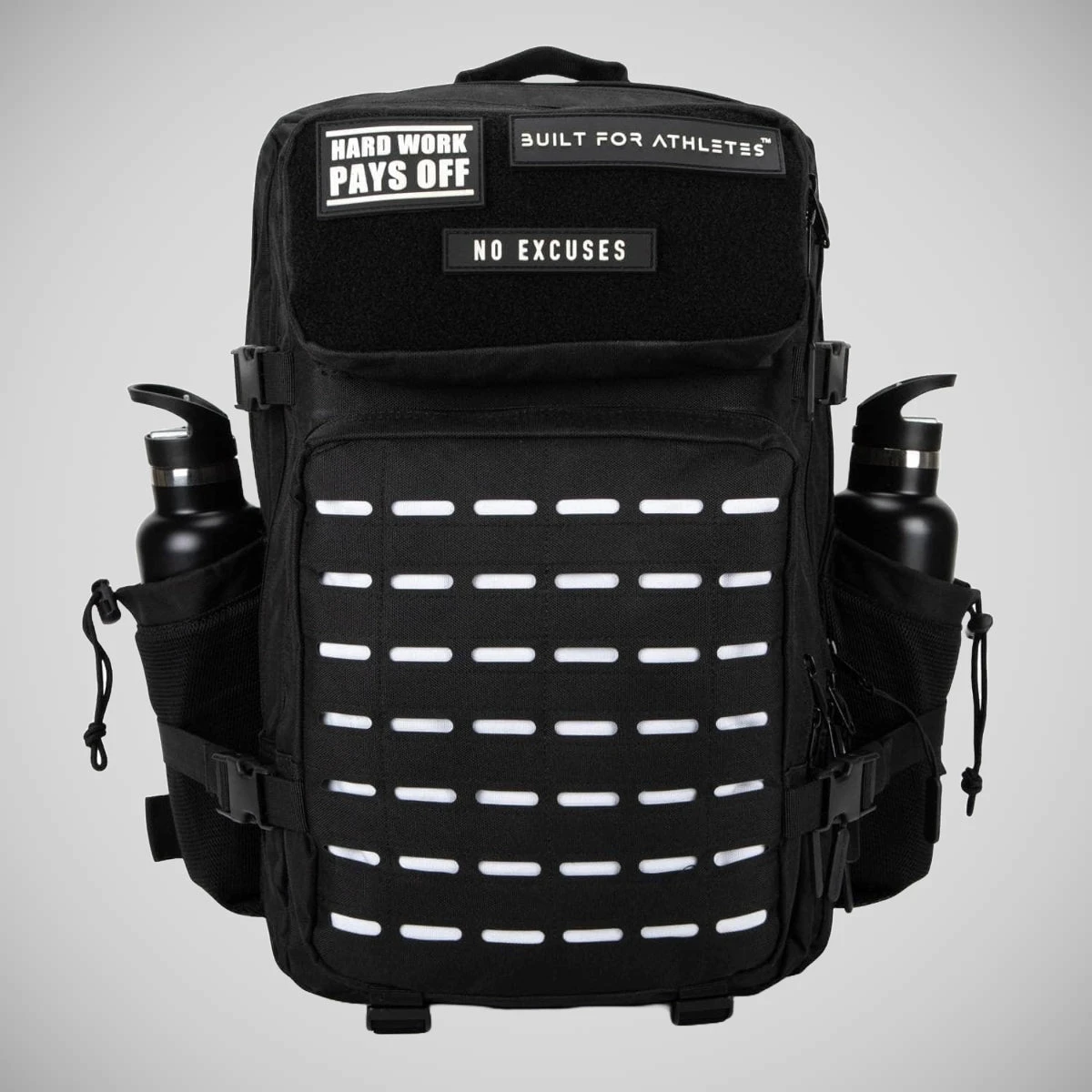 Black/White Built For Athletes Large Gym Backpack - Image 5