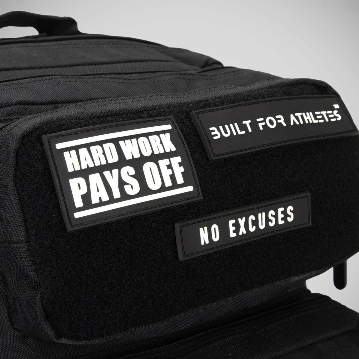 Black/White Built For Athletes Large Gym Backpack - Image 7