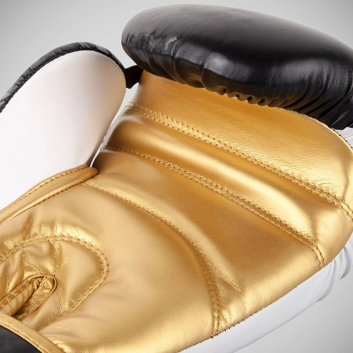 Black/White/Gold Venum Contender 2.0 Boxing Gloves - Image 5