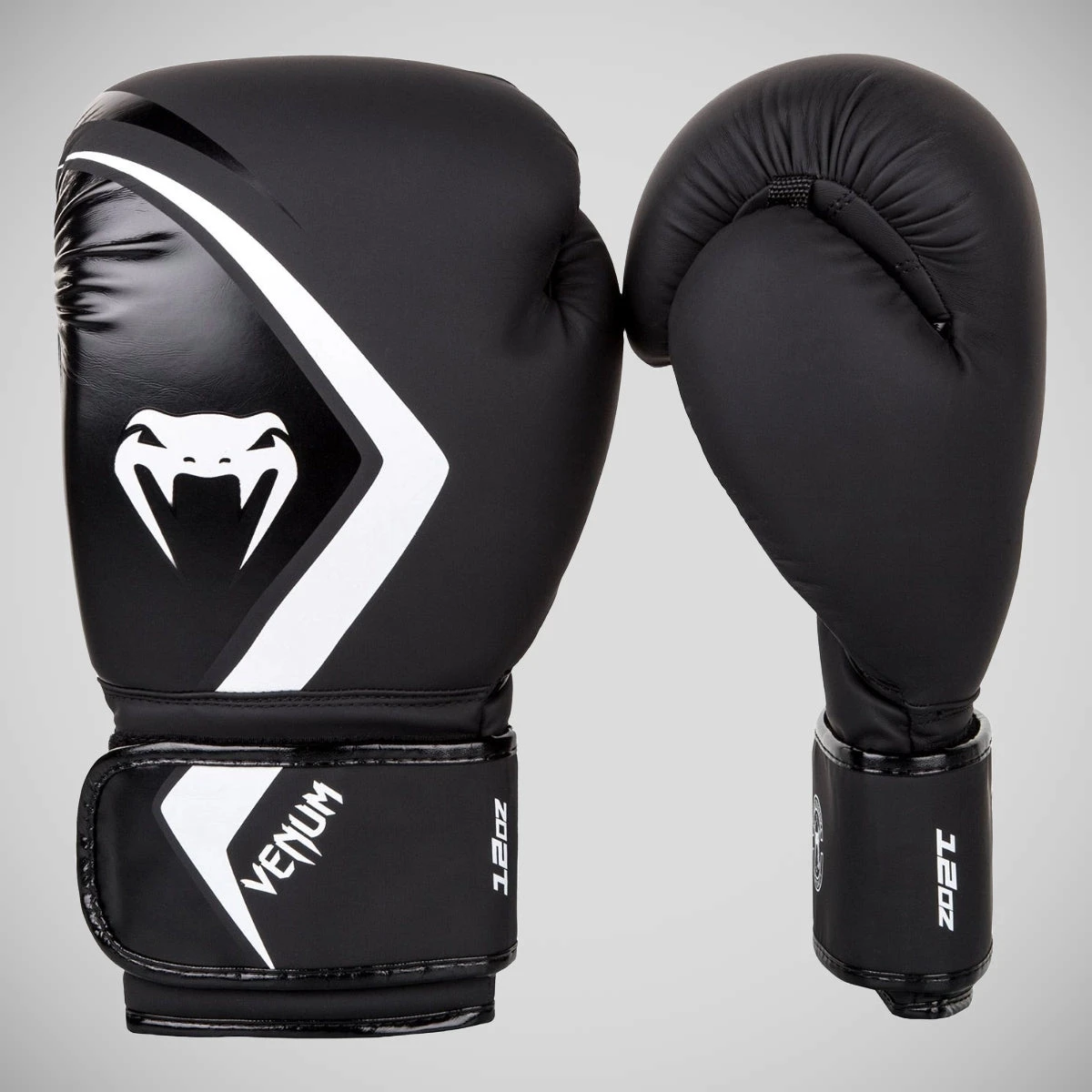 Black/White Venum Contender 2.0 Boxing Gloves - Image 2
