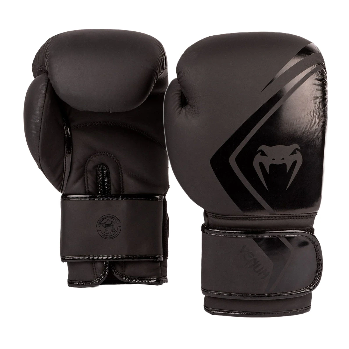 Black/Black Venum Contender 2.0 Boxing Gloves - Image 6