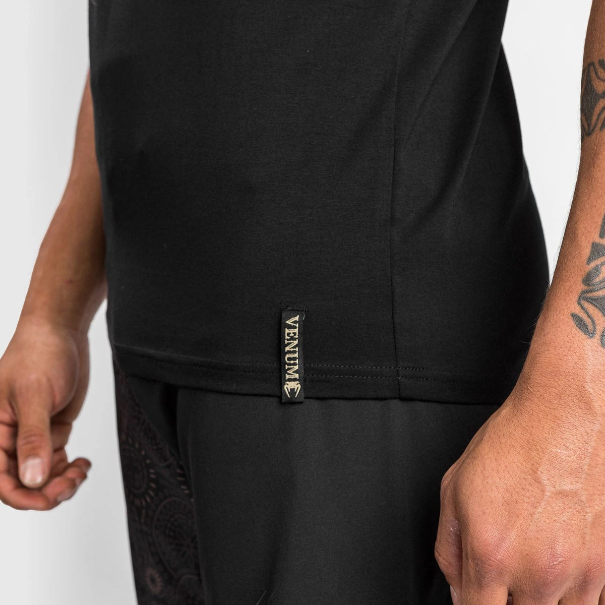 Black/Brown Venum Santa Muerte Dark Side Tank Top - Image 6