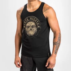 Black/Brown Venum Santa Muerte Dark Side Tank Top