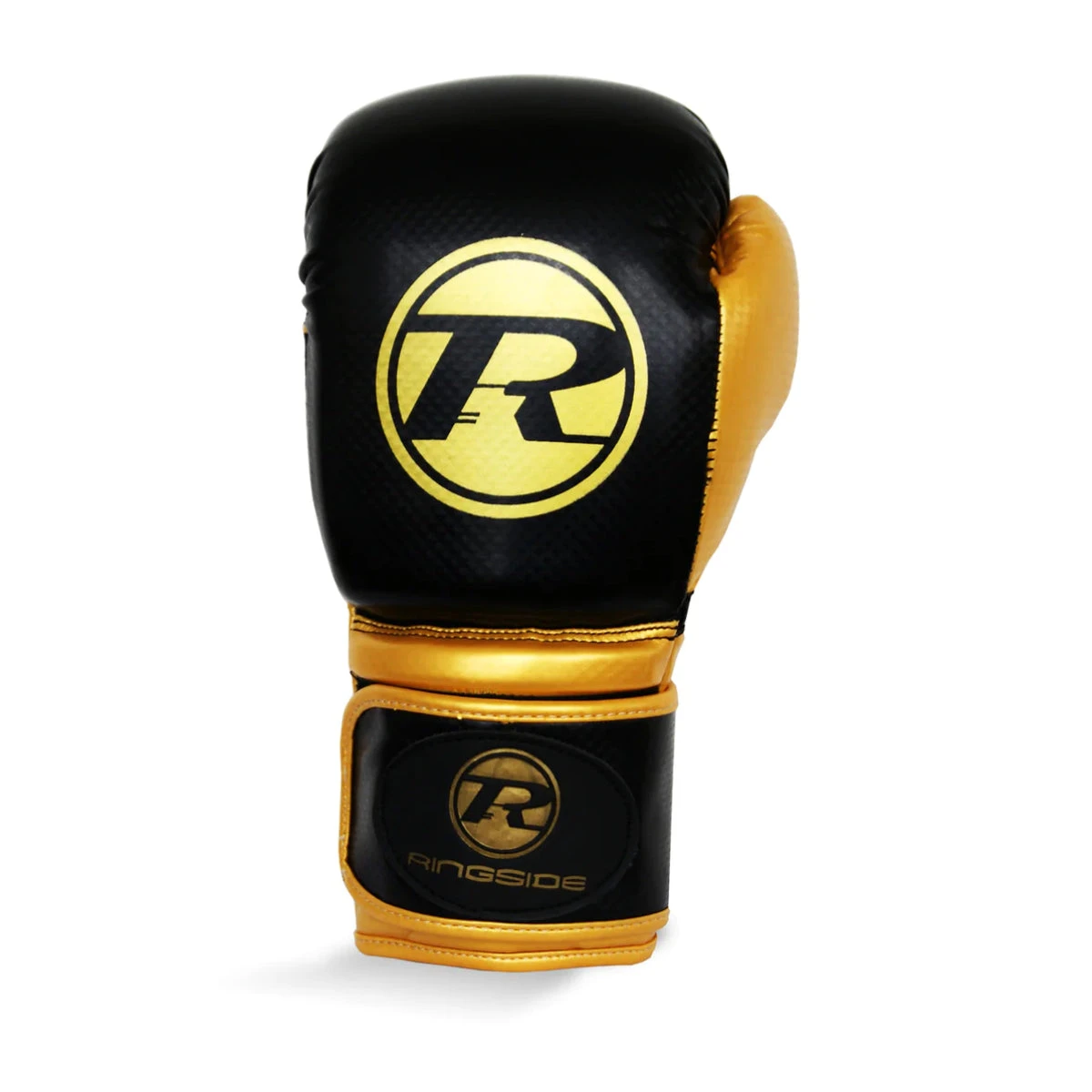 Black/Gold Ringside Pro Fitness Boxing Gloves - Image 3