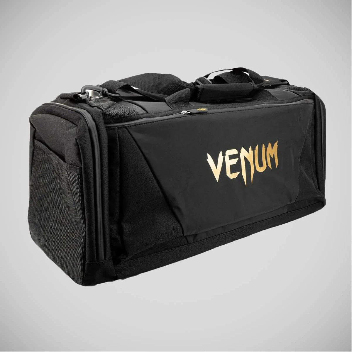 Black/Gold Venum Trainer Lite Evo Sports Bag - Image 3