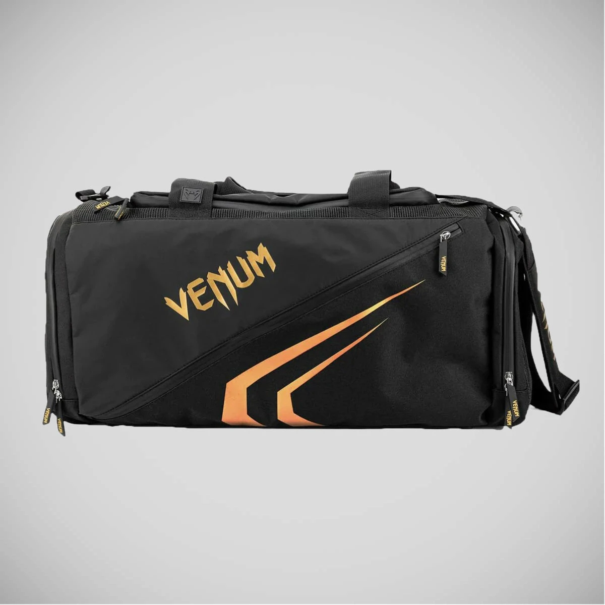 Black/Gold Venum Trainer Lite Evo Sports Bag