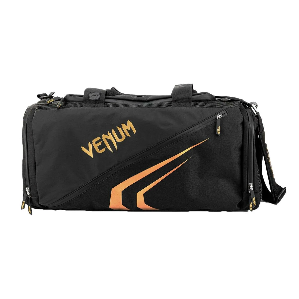 Black/Gold Venum Trainer Lite Evo Sports Bag - Image 6