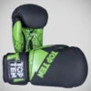 Black/Green Top Ten The Splitter Boxing Gloves