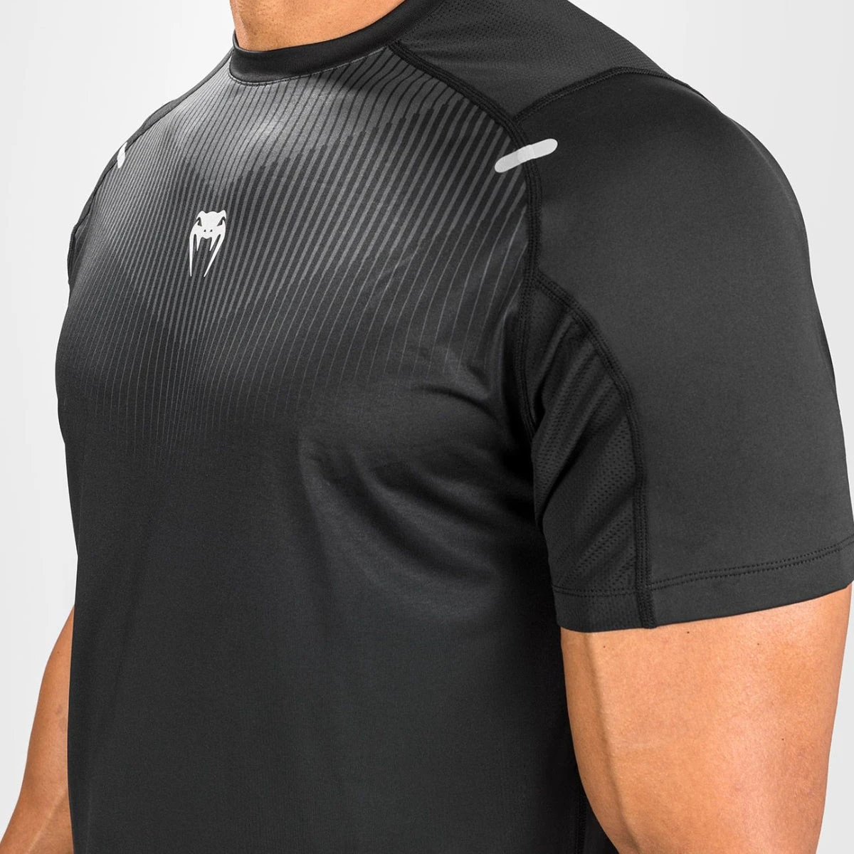 Black/Grey Venum Biomecha Dry Tech T-Shirt - Image 5