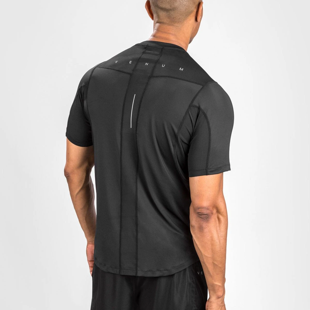 Black/Grey Venum Biomecha Dry Tech T-Shirt - Image 4