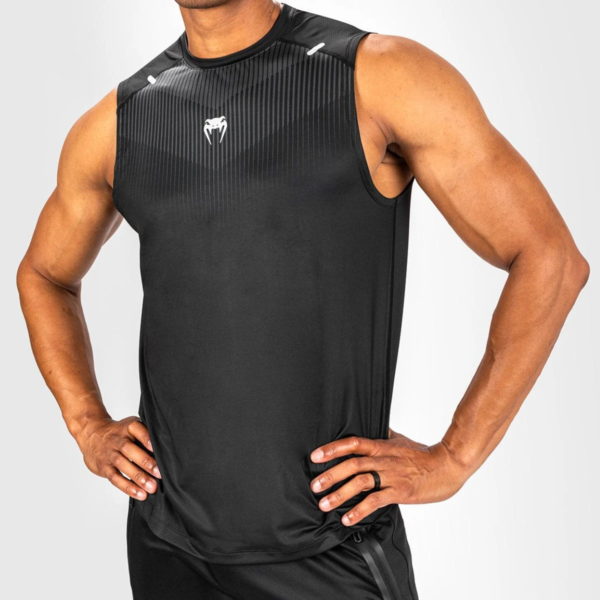 Black/Grey Venum Biomecha Dry Tech Tank Top - Image 3