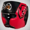 Black/Red Rival RHG20 Pro Training Head Gear