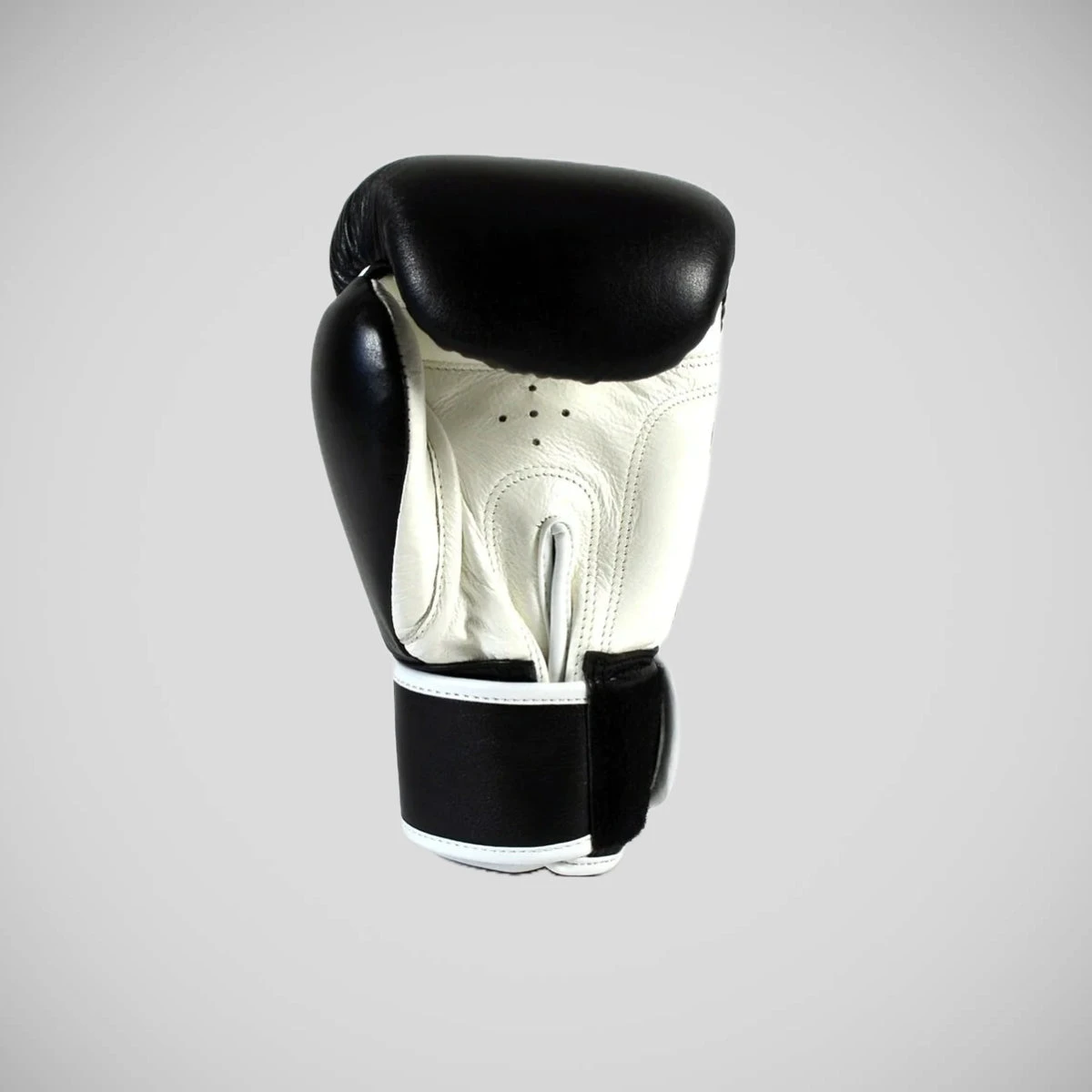 Black Sandee Authentic Leather Boxing Gloves - Image 4