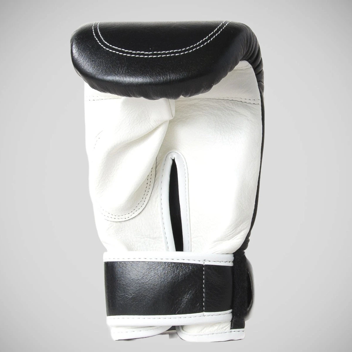 Black/White Sandee Leather Bag Gloves - Image 4