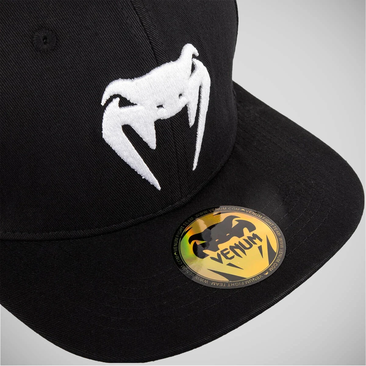 Black/White Venum Classic Snapback Cap - Image 3