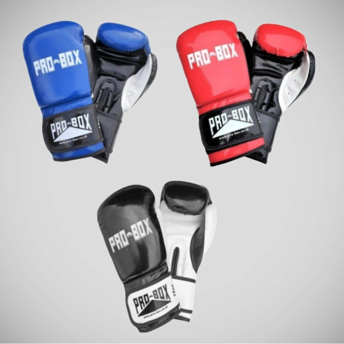 Blue/Black Pro-Box Club Spar Boxing Gloves - Image 3