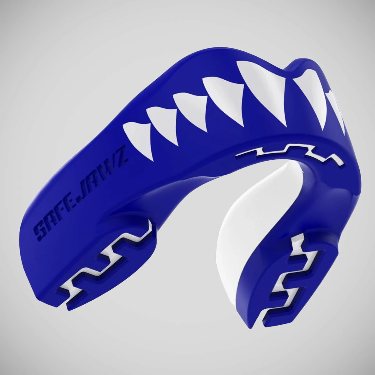 Blue/White SafeJawz Extro Shark Mouth Guard - Image 2