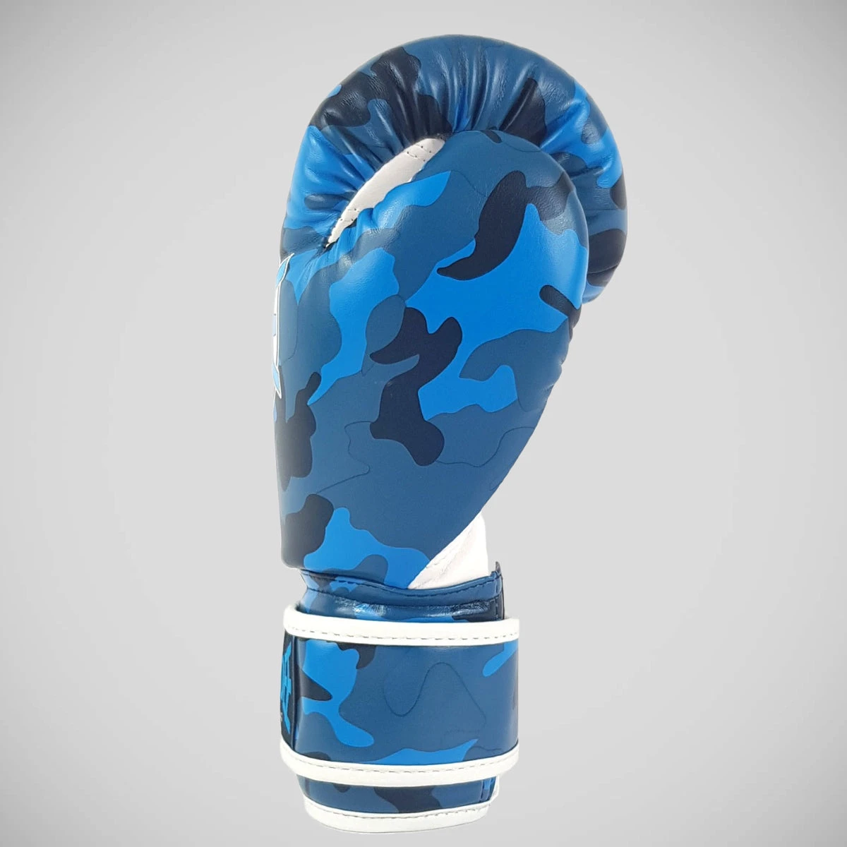 Blue/White Sandee Camo Kids Boxing Gloves - Image 4