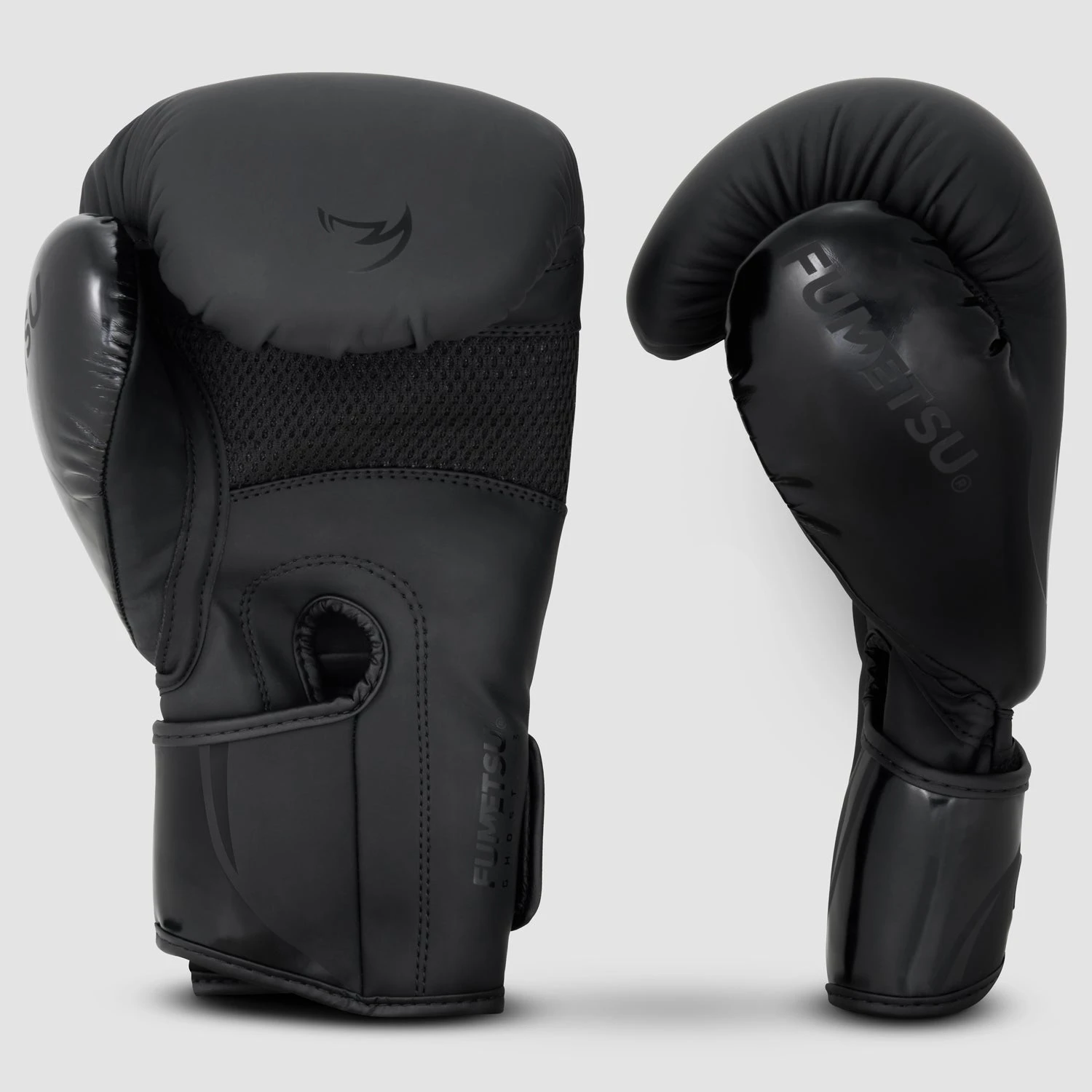 Black/Black Fumetsu Ghost S3 Kids Boxing Gloves - Image 2