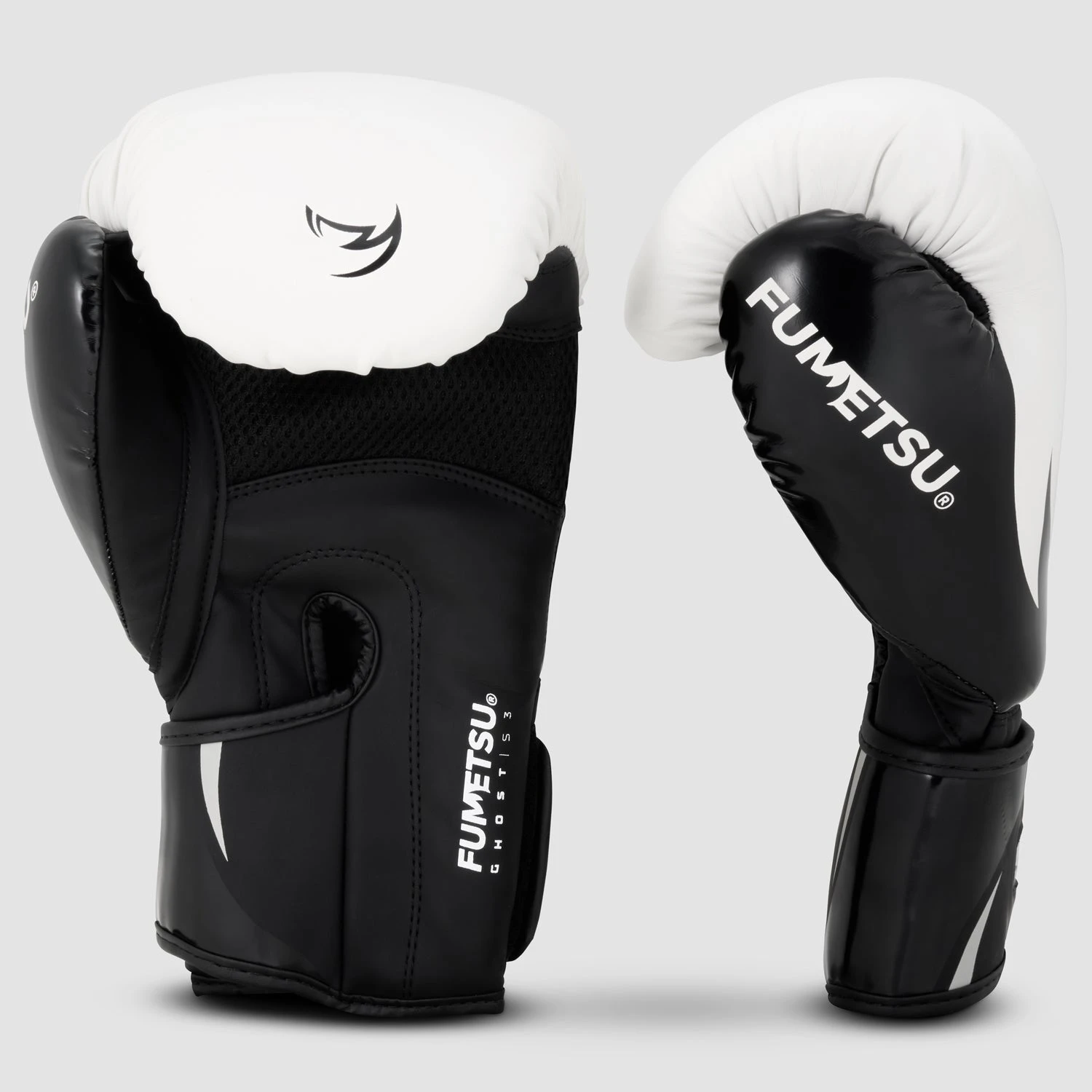 White/Black/Grey Fumetsu Ghost S3 Boxing Gloves - Image 2