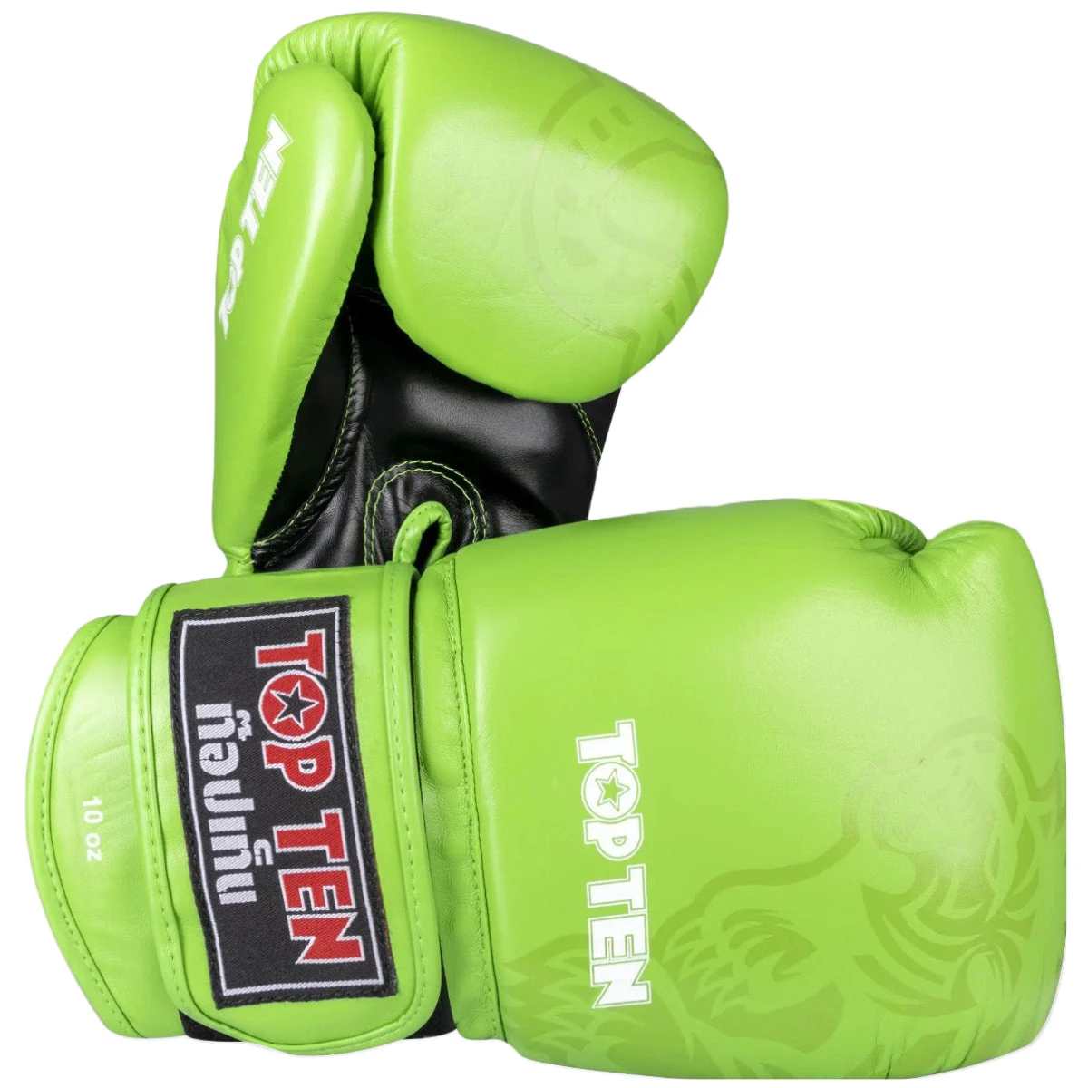 Green Top Ten Ajarn Sparring Gloves - Image 2