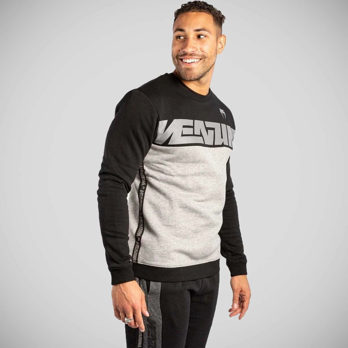 Grey/Black Venum Connect Sweatshirt - Image 2