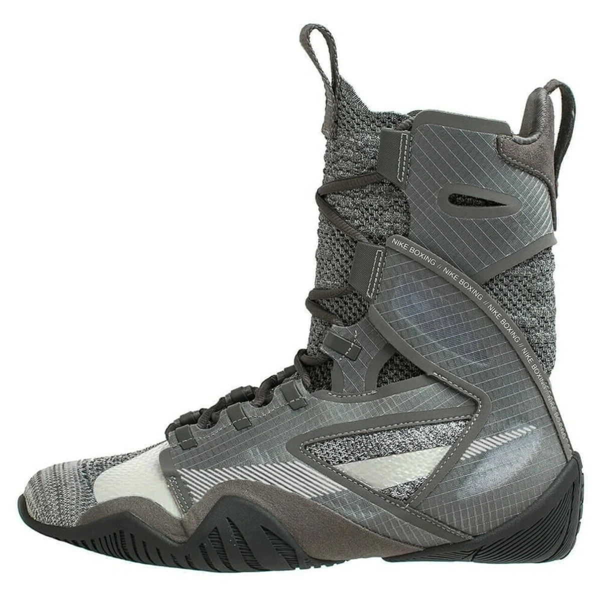 Grey/Silver Nike HyperKO 2.0 Boxing Boots - Image 4