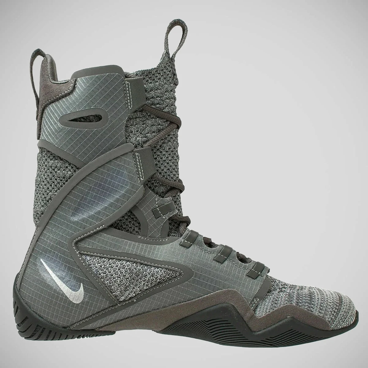 Grey/Silver Nike HyperKO 2.0 Boxing Boots - Image 2